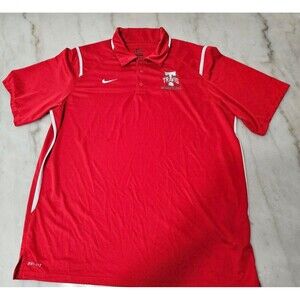 Nike Dri-FIT Travis Basketball Polo Shirt - Size XL - Red